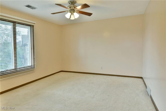 894 Pearson Cir Unit 3, Boardman, OH 44512 - unfurnished room with light colored carpet and a ceiling fan