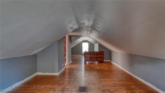 60 S Liberty St, New Concord, OH 43762 - additional living space with lofted ceiling and wood finished floors