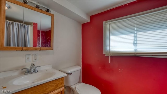 60 S Liberty St, New Concord, OH 43762 - bathroom with vanity and a shower with curtain