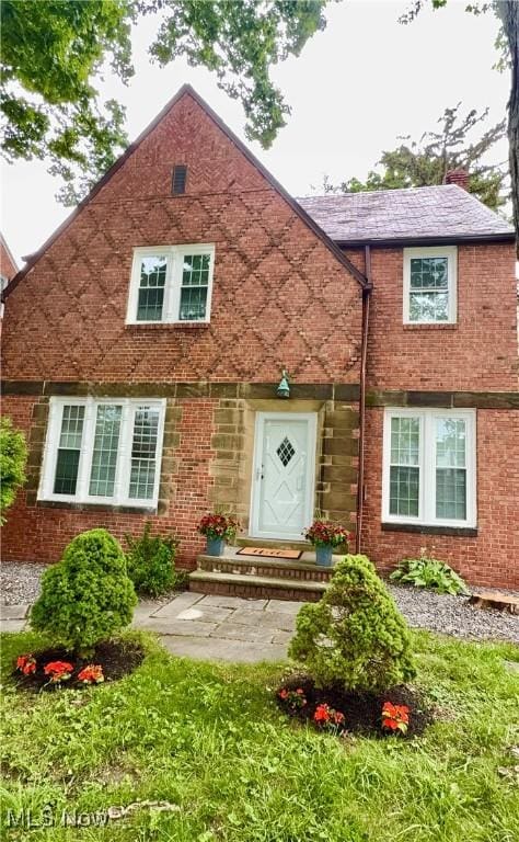 16721 Lomond Blvd, Shaker Heights, OH 44120 - view of front facade with brick siding