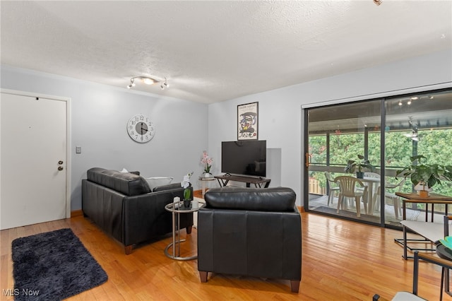 22936 Mastick Rd, Fairview Park, OH 44126 - living room with wood finished floors and a textured ceiling