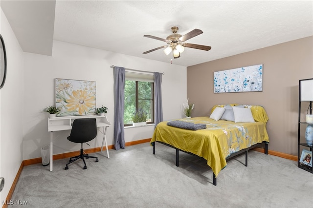 22936 Mastick Rd, Fairview Park, OH 44126 - bedroom with carpet, a ceiling fan, and an office area