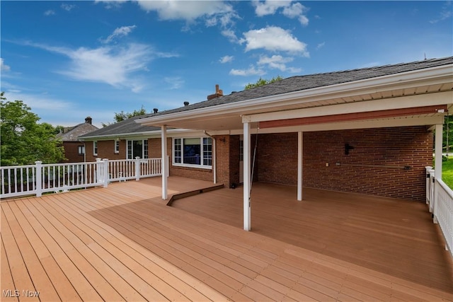 3945 Palisades Dr, Weirton, WV 26062 - view of wooden terrace