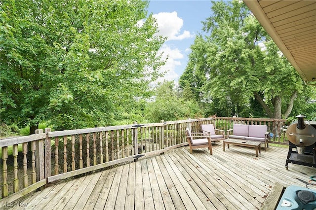 5552 Briarcliff Dr, Garfield Heights, OH 44125 - deck with outdoor lounge area