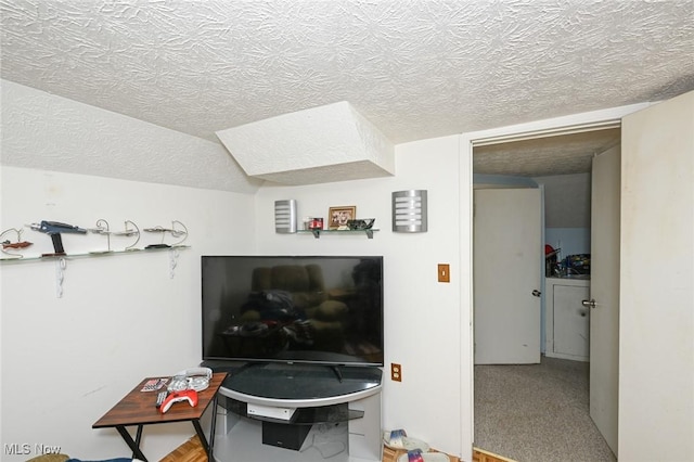 1266 Pitkin Ave, Akron, OH 44310 - living room with a textured ceiling