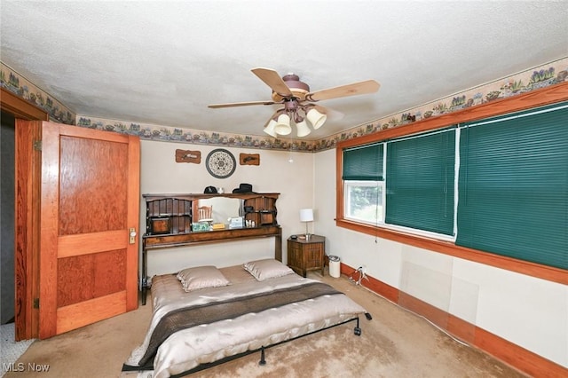 1266 Pitkin Ave, Akron, OH 44310 - bedroom featuring carpet flooring and ceiling fan