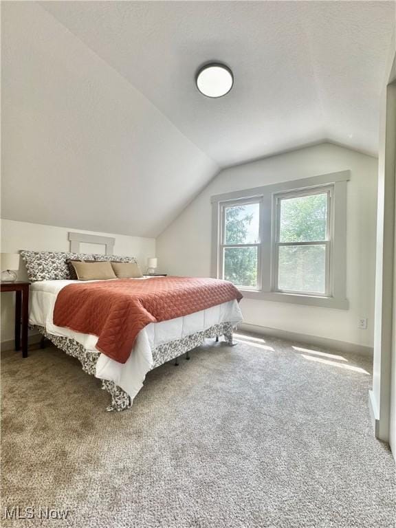 3187 Grenfall Rd, Norton, OH 44203 - carpeted bedroom with vaulted ceiling