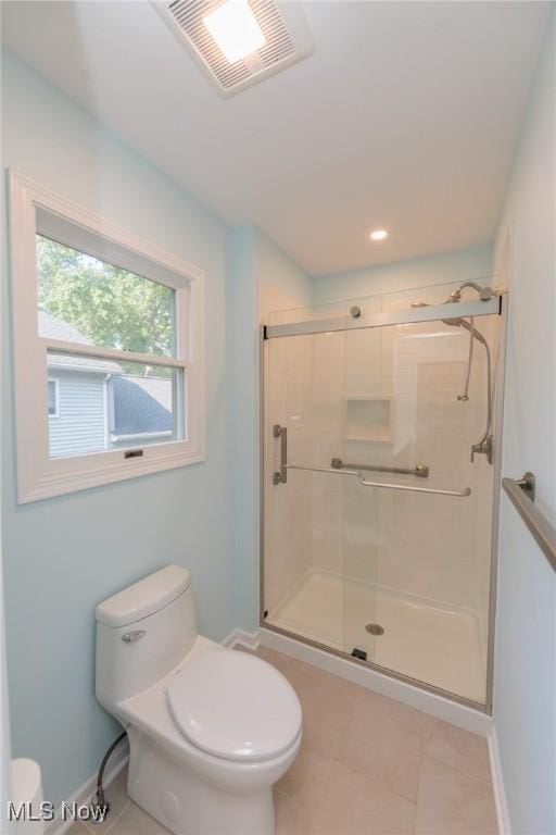 2271 Augusta Ct, Westlake, OH 44145 - full bath with a stall shower and tile patterned floors