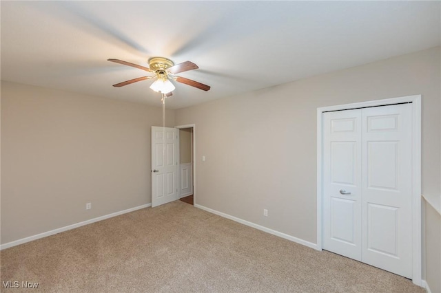 2271 Augusta Ct, Westlake, OH 44145 - unfurnished bedroom with carpet, ceiling fan, and a closet