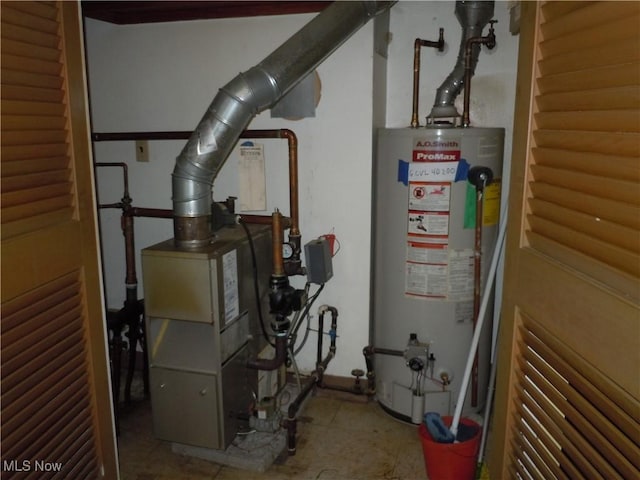 373 E 232nd St, Euclid, OH 44123 - utility room with water heater