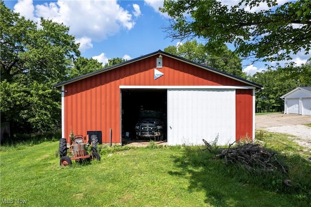 1292 Cinder Rd SE, Bergholz, OH 43908 - view of pole building featuring a yard