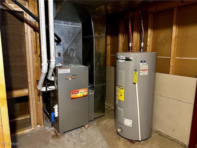 832 Meese Rd NE, Louisville, OH 44641 - utilities featuring water heater and heating unit