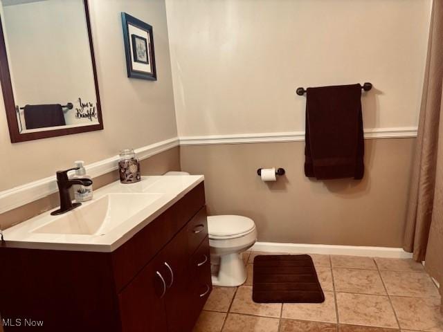 15539 Nantucket Cv # 3, Middlefield, OH 44062 - bathroom with vanity and tile patterned floors