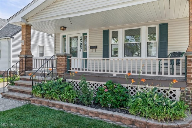 4305 W 49th St, Cleveland, OH 44144 - property entrance with a porch