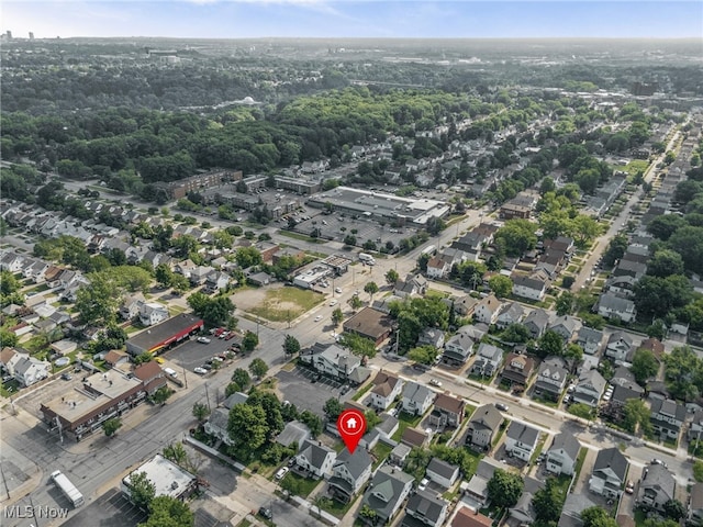 4305 W 49th St, Cleveland, OH 44144 - aerial view of property and surrounding area with nearby suburban area