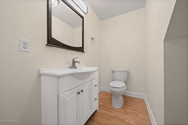 4305 W 49th St, Cleveland, OH 44144 - half bath with vanity and wood finished floors