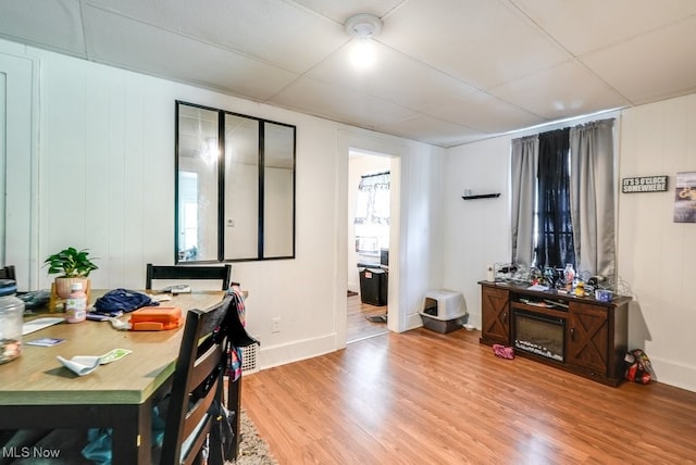 923 Lawton St, Akron, OH 44320 - dining room with wood finished floors and baseboards