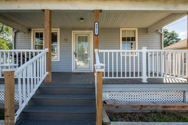4412 14th Ave, Parkersburg, WV 26101 - entrance to property with a porch