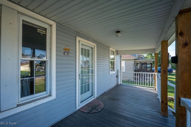 4412 14th Ave, Parkersburg, WV 26101 - view of wooden porch