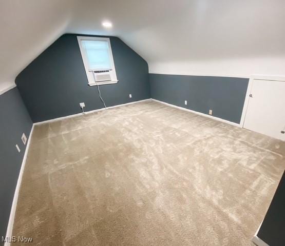 5384 Huron Rd, Lyndhurst, OH 44124 - bonus room featuring cooling unit, vaulted ceiling, and carpet
