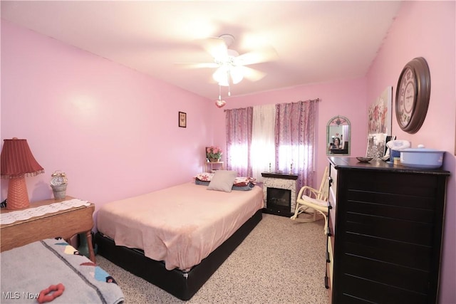 20312 Lorain Rd Unit 314, Fairview Park, OH 44126 - bedroom with ceiling fan