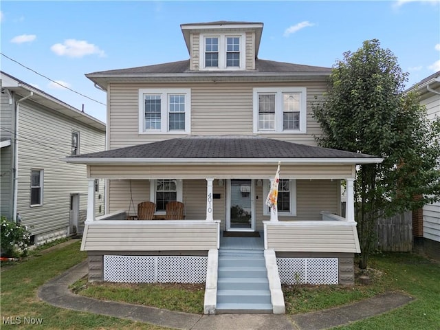 4010 11th Ave, Parkersburg, WV 26101 - american foursquare style home featuring covered porch