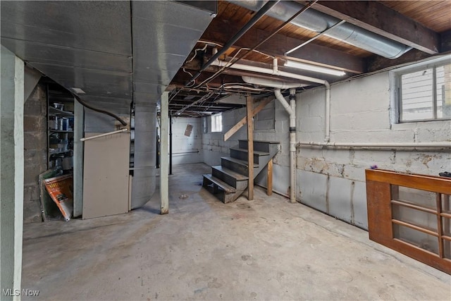 4010 11th Ave, Parkersburg, WV 26101 - below grade area with stairway