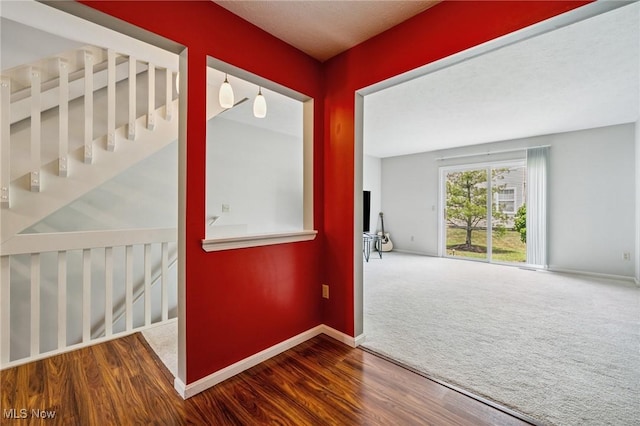 1653 Maple View Ct, Streetsboro, OH 44241 - corridor featuring wood finished floors and carpet