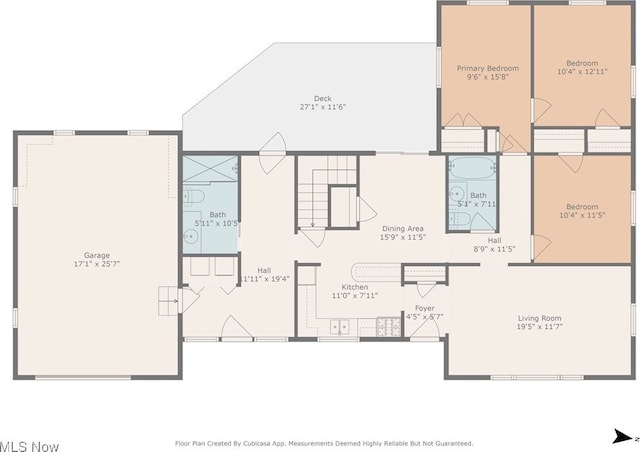 34 Prospect St, Seville, OH 44273 - view of property floor plan