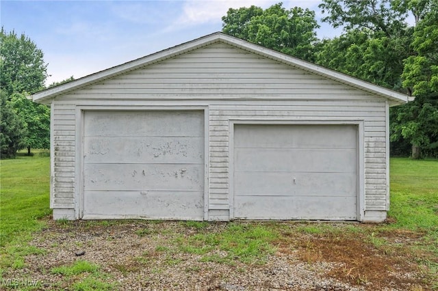 34 Prospect St, Seville, OH 44273 - view of detached garage
