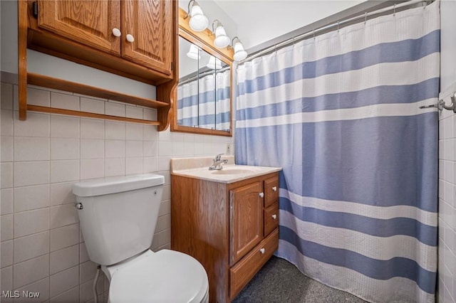34 Prospect St, Seville, OH 44273 - bathroom featuring vanity and curtained shower