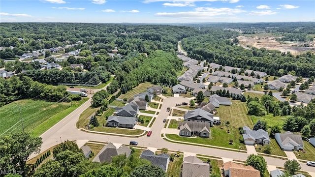 4428 Trail Head Cir NW, Massillon, OH 44647 - aerial view of residential area featuring a forest