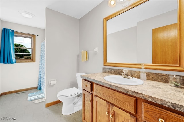 1133 S Azalea Blvd, Barberton, OH 44203 - full bathroom with vanity and a shower with shower curtain