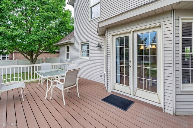 1133 S Azalea Blvd, Barberton, OH 44203 - deck with outdoor dining area