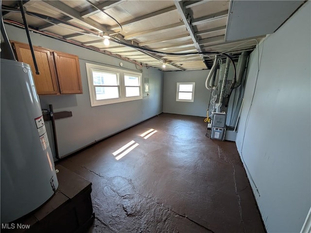 1240 W 21st St, Lorain, OH 44052 - below grade area with water heater and heating unit