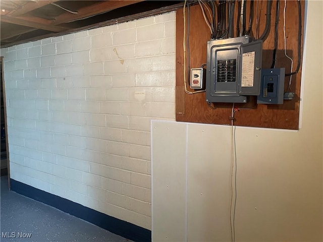 1624 Krumroy Rd, Akron, OH 44306 - basement view of electric panel