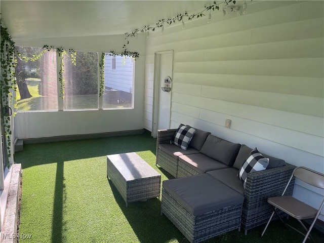 1624 Krumroy Rd, Akron, OH 44306 - sunroom featuring an outdoor living space
