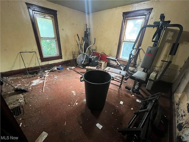 1529 Stark Ave SW, Canton, OH 44706 - workout room with plenty of natural light