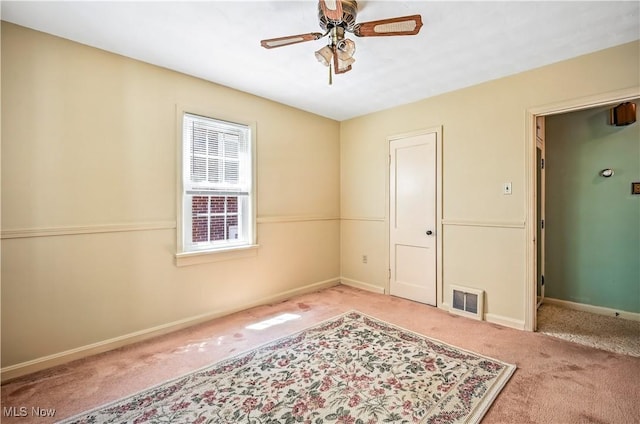 474 W 4th St, Salem, OH 44460 - carpeted spare room with ceiling fan and baseboards