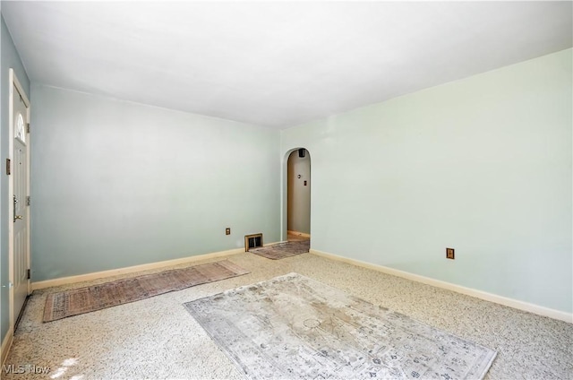 474 W 4th St, Salem, OH 44460 - spare room with arched walkways and baseboards