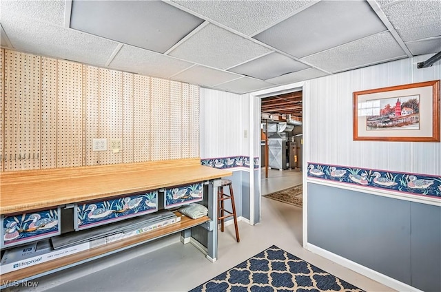 474 W 4th St, Salem, OH 44460 - dining space with finished concrete floors
