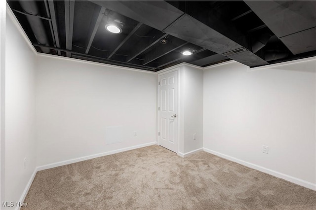 12366 Springwater Ave NW, Uniontown, OH 44685 - finished below grade area featuring carpet flooring