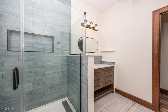 1096 Colegate Dr, Marietta, OH 45750 - full bath with vanity and a shower stall