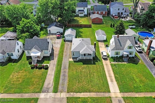 364 Meadowbrook Ave SE, Warren, OH 44483 - aerial perspective of suburban area