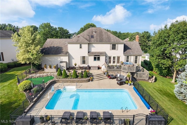 2785 Chalford Cir NW, North Canton, OH 44720 - view of pool with a deck
