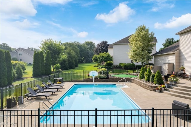2785 Chalford Cir NW, North Canton, OH 44720 - view of pool featuring a patio area
