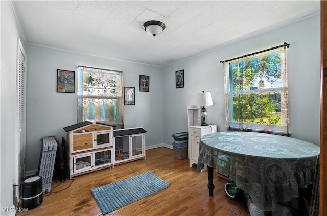 4221 2nd St NW, Canton, OH 44708 - home office with wood finished floors and crown molding