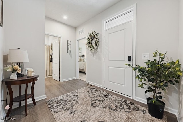 2014 Sugar Maple Dr, Kent, OH 44240 - foyer featuring wood finished floors and recessed lighting