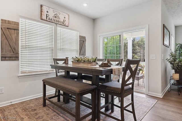 2014 Sugar Maple Dr, Kent, OH 44240 - dining room featuring wood finished floors and recessed lighting