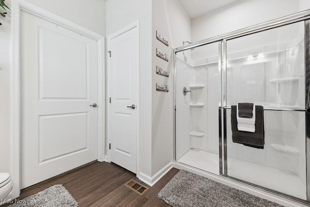 2014 Sugar Maple Dr, Kent, OH 44240 - full bath featuring a stall shower and wood finished floors